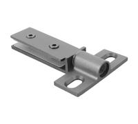 Charnière Pivotante en Acier Inoxydable Cadre Double Trou | Installation Facile sans Professionnel, Support Robuste, Compatible Portes Lourdes Encadrées, Style Moderne Élégant