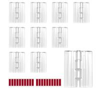 Charniere porte placard, Charniere invisible, Charniere, autocollante transparente pour meubles, 45x35 cm, Lot de 10, pour portes de placard, tiroirs, boîtes à bijoux et autres meubles