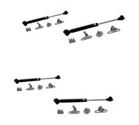 Charnière pour amortisseur 15 Pouces 2-Pack Fermeture Douce Charnière | Fermeture pour lente sécurisée, évite claquement, pour idéal jouets, 2 unités, montage simple(4PC Black)