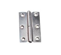 Paumelle de meuble en acier nickelé-60x40mm-main droite BRICOZOR