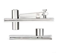 Charnière pour pivot Acier Résistante Rouille 50mm Charnière | Design invisible, support 100kg, acier inoxydable, rotation fluide, pour idéal modernes(L)
