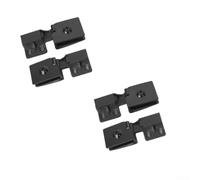 Charnière pour porte Verre Alliage Zinc Anti-Rouille Charnière(Black) | Compatibilité 3-6mm, pour idéal douche et cabine, finition élégante, montage perçage, design compact