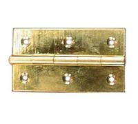 Charnière rectangulaire hauteur 69mm 50x30mm laiton poli - MONIN - 422510