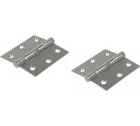 Charnière robuste 101x76mm avec 2 roulements à billes en acier inoxydable - 1 paire - 2pcs