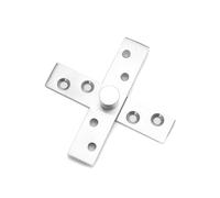 Charnière rotative à 360 degrés, pivot de porte en acier inoxydable, arbre vers le haut et bas, 75/95/100mm