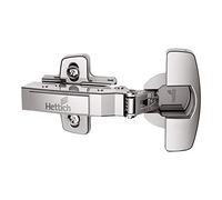 Charnière sensys 8675 110° - Coudure : 0 mm - Décor : Nickelé - Entraxe : 45 mm - Fixation : Sans outils - Montage : En applique - Version : TB55 - HETTICH