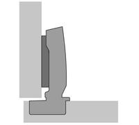 Charnière Sensys sans amortis. HETTICH Porte 15 à 32mm 110° en applique à visser - 9091580