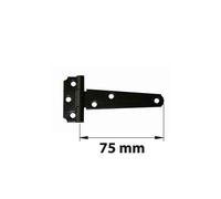 Charnière universelle acier pour porte, L.100 x l.55 mm