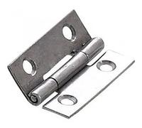 Charnière universelle inox pour meuble, L.30 x l.19 mm Inox G
