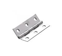 Charnière universelle inox pour meuble, L.80 x l.45 mm