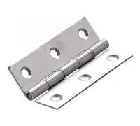 Charnière universelle inox pour meuble, L.80 x l.45 mm Inox G