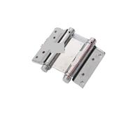 CharnièRes à Ressort à Double Action Pour Portes Charnière à ressort Double ouverture en acier inoxydable, charnière de porte face, fermeture automatique, bidirectionnelle, libre, dédiée(4Inch 1Pcs)