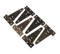 Charnières à Sangle en Fer Vert 6 Pièces pour Porte et Portail