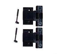 Charnières anti-poussière pour platine Technics SL-1200 MK2 MK5 SL-1210 - Kit de réparation de support en métal avec brosses de nettoyage