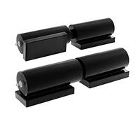 Charnières de portail robustes pour portails en métal - Protection d'allée rétractable - Charnières à barillet de 12,7 cm - Lot de 2 charnières soudées d'une capacité de 204,1 kg - Matériel en acier