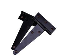 Charnières de porte de clôture triangulaires, 10 pièces, quincaillerie de sangle, loquet de porte de cour, clôtures en bois, portes en fer, grange en t