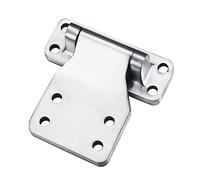 Charnières de porte en acier inoxydable Accessoires de quincaillerie de porte Charnières de cabanon Charnière de porte for porte de grange de pont Cuisine Porte extérieure et intérieure, 11,4 cm x 10