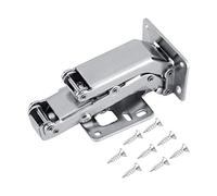 Charnières de porte épaisses à 170 degrés, charnière d'armoire bricolage, charnières hydrauliques placard cuisine grand Angle avec 8 vis fixation