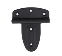 Charnières de porte industrielles en nylon Charge 15 kg Noir | Design léger, idéal pour les armoires électriques, résistant, facile à installer, broche fixe