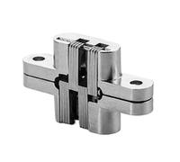 Charnières de Porte Invisible 180 Degrés Ferrure pour Portes | Charnière de porte en alliage de zinc pour armoire de cuisine salle de bain chambre intérieur