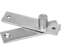 Charnières de porte pivotantes à 360 degrés en acier inoxydable pour porte en bois, charnières en acier inoxydable, solides et durables - 105 x 25 mm