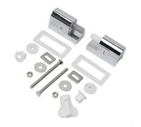 Charnières de siège de toilette pour mécanisme d'abaissement automatique, en alliage de zinc, kit de réparation pour poêles ovales, design à dégagement rapide