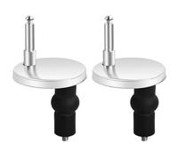 Charnières de siège de WC Kit de charnières for couvercle toilette, accessoires montés, 47 mm/55 mm, conception pratique, installation facile, remplacement des pièces(5.5cm)