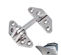 Charnières en acier inoxydable - Charnière papillon robuste et robuste, construction en métal antirouille, mécanisme de pivot lisse | Matériel d'armoire, de mobilier, portail, bateau, abri de jardin