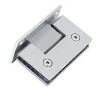 Charnières en acier inoxydable de 8 à 10 mm - Pour porte de douche - Sans cadre - Charnière murale