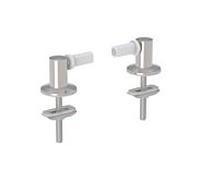 charnières Geberit 598018000 fixation par le haut, chromée, pour siège WC