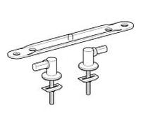 charnières en acier inoxydable Geberit 598138000 également pour 573075,576300,573015,