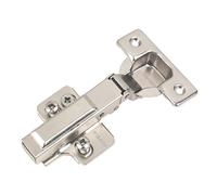 Charnières invisibles clipsables à fermeture douce en acier, 64mm, lot de 2