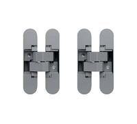 - Charnières invisibles pour portes en aluminium (Lot de 2)