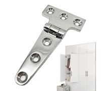 Charnières marines, ferrures de type T de qualité marine | Charnières épaisses pour trappe et portes - Pour trappe d'armoire, yacht, cuisine, entrée, plaques industrielles, boîtes à outils et travail