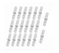 Charnières pliantes à coins arrondis, 4/20 pièces, charnière universelle visser for armoire de Table pliante 180 degrés, outil quincaillerie for meubles en bois pour Tables Pliantes(20PCS)