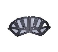 Charnières pour meubles à chaussures, 1 paire de charnières for meuble à chaussures, charnière métallique cadre rabattable 1-3 couches, étagère avec fixations invisibles(3 Layers)