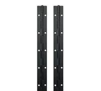 Charnières pour piano, construction métallique durable, installation facile, lot de 2, dimensions : 16 x 30 mm x 1,2 mm