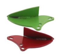 Charrue Latérale 308 310 311 en Acier renforcé pour Motoculteur | Jeu Gauche et Droite, Fixation par Boulons Standard, pour Plates-Bandes Surélevées et Bordures de Champ