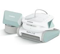 Chasing Hydro 4SE Robot nettoyeur de piscine filaire avec câble de 12,2 m | Aspirateur de piscine léger, murs et sols d'escalade, navigation intelligente, panier de 4,1 L, aspiration de 150 W et 5070