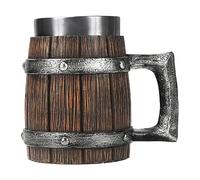 Chasse de bière | Tasse de bière en bois de 600 ml pour hommes | Drinkware | Coffee Cool Mug | Coupe de à whisky portable | Barreau antique pour les hommes pour décoration