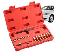 Chasse-Filets Métrique Coffret Rangement Métrique Portable 15 Pièces | Limes à Fileter Pour Moteur Automobile Machine Vérin Broche Écrou Maintenance Industrielle Garage Atelier