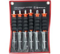 Chasse-goupilles 3-4-5-6-8-10mm 200mm avec manche mousse - pochette de 6 pcs DRAKKAR TOOLS - 13514