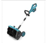 Chasse-neige électrique 13 pouces, balayeuse à neige sans balais, compatible avec batterie Makita 18 V, 2 batteries, électrique