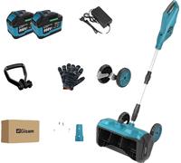 Chasse-neige électrique, moteur sans balais, fonctionnement sans fil, 2 batteries, électrique