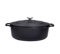 Cocotte ovale en fonte émaillée 27cm noire sublime - Chasseur - PUC472701 -