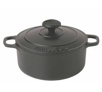 Chasseur Cocotte ronde en fonte 18 cm 6 litres Noir mat