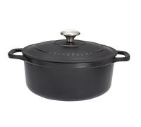 Chasseur Cocotte ronde en fonte émaillée PUC473201 32 cm 8,8 L Noir mat (intérieur noir)