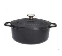 Cocotte ronde fonte émaillée 20cm noir - Chasseur - PUC472001 -