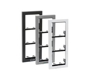 Chassis 1 Module Avec Cadre Anthracite - COMELIT 3311/1A