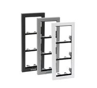 Chassis 2 Modules Avec Cadre Anthracite - COMELIT 3311/2A